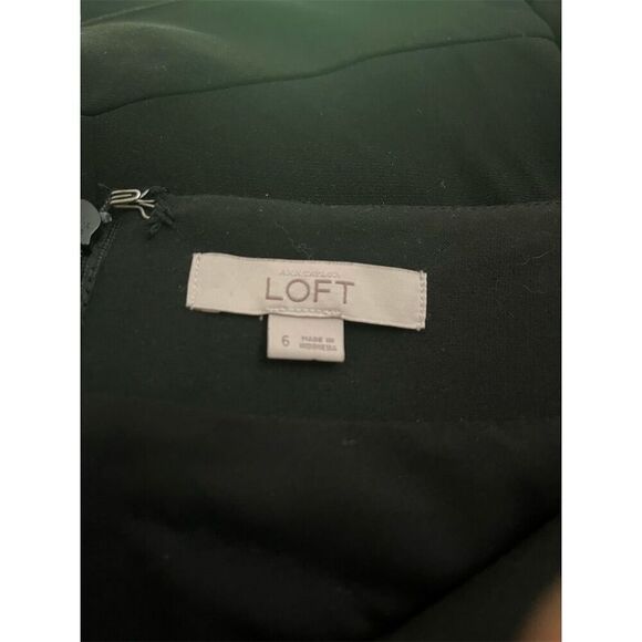 LOFT Women's Black Knee Length Pencil Skirt Size 6 - Picture 5 of 5